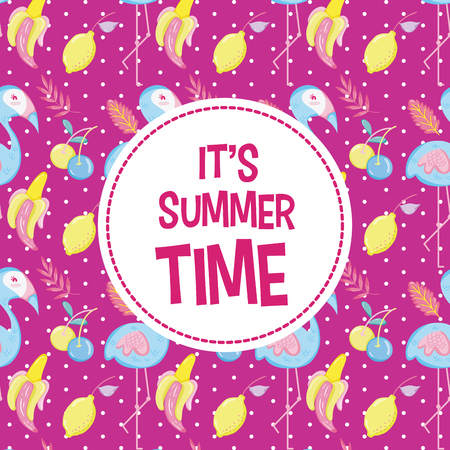Its summer time vector illustration graphic designのイラスト素材