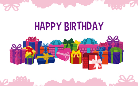 Happy birthday cardのイラスト素材