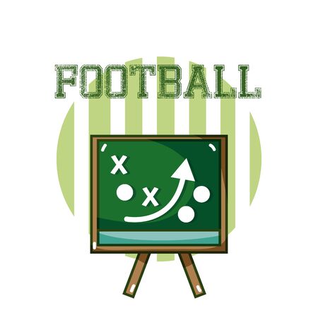 American football sportのイラスト素材