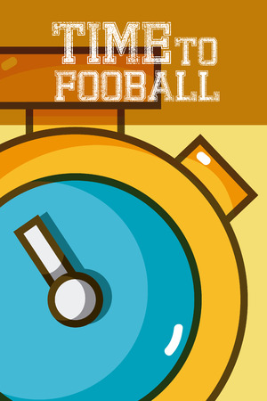 Time to footballのイラスト素材