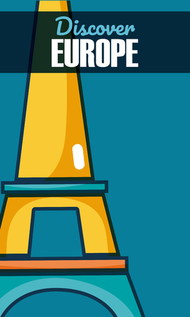 Travel and discover europe vector illustration graphic designのイラスト素材