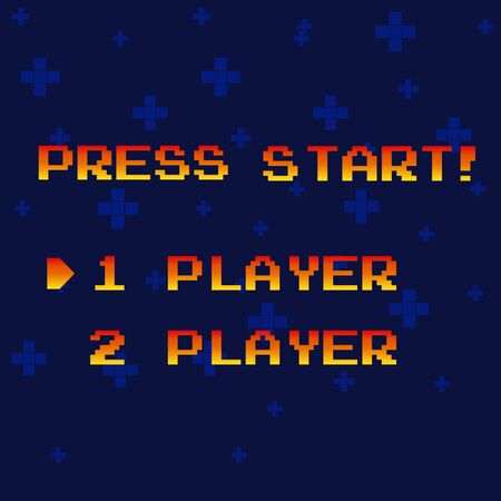 Press start to playのイラスト素材