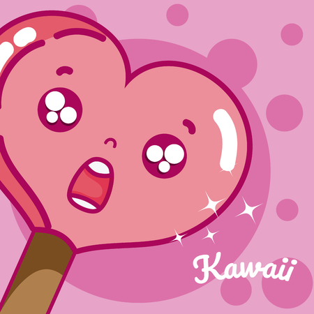Lollipop cute kawaiiのイラスト素材