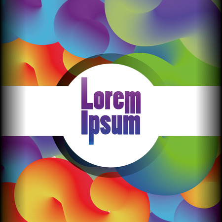 Futuristic liquid worm poster vector illustration graphic designのイラスト素材