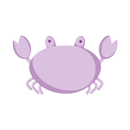 nature crab tropical animal of sea vector illustrationのイラスト素材