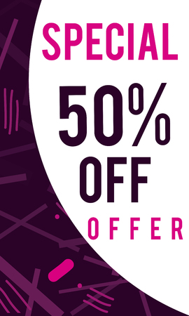 Sales, promotions and discountsのイラスト素材