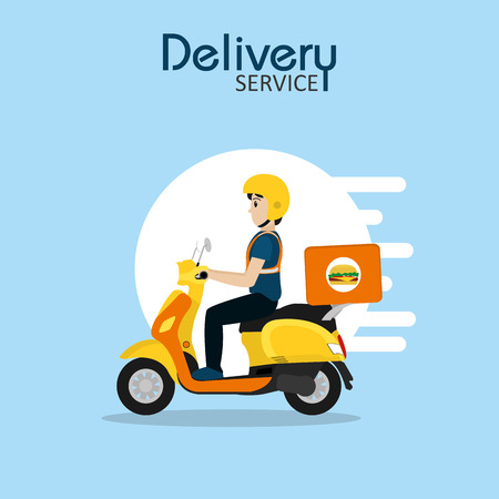 Food delivery service icon.のイラスト素材