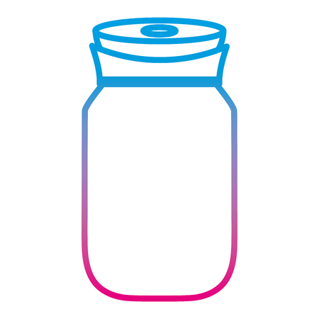 degraded line transparent crystal bottle object design vector illustrationのイラスト素材