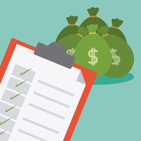 Money and savings conceptのイラスト素材