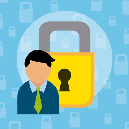 Secure savings and investment vector illustration.のイラスト素材