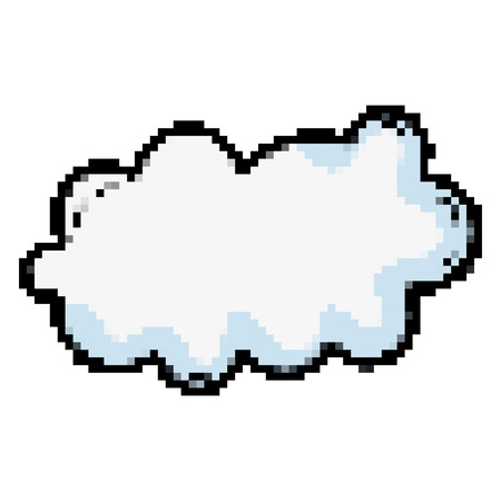 Nature cloud flat weather in the sky vector illustrationのイラスト素材