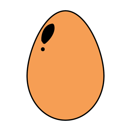 color heathy egg protein product nutrition vector illustrationのイラスト素材