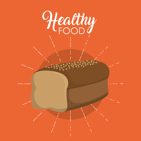 Bakery and healthy food concept vector illustration graphic designのイラスト素材