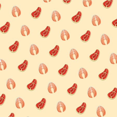 Meat steak background cartoons vector illustration graphic designのイラスト素材