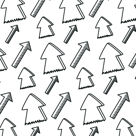 line pictogram arrows direction icon background vector illustrationのイラスト素材