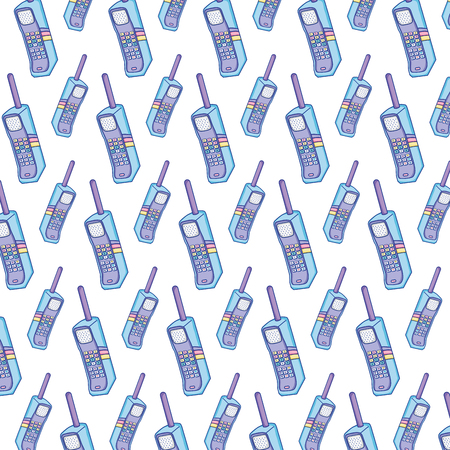 fashion telephone communication technology backgroundのイラスト素材