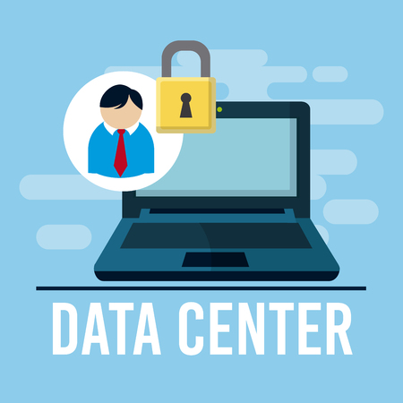 Data center technologyのイラスト素材