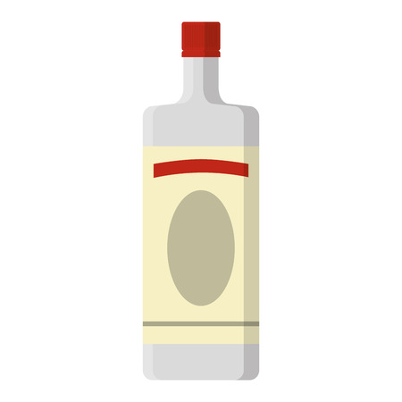 vodka bottle liquor alcohol beverageのイラスト素材