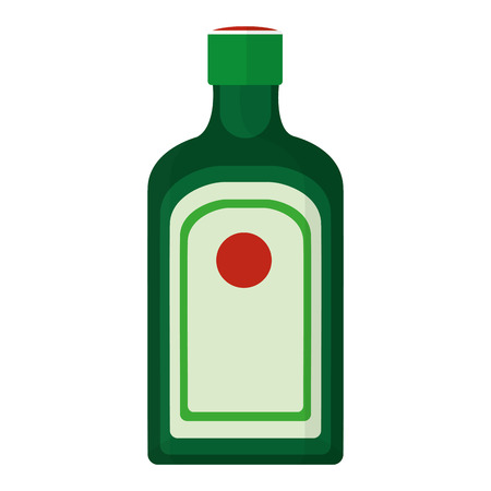 hard liquor bottle alcohol beverageのイラスト素材