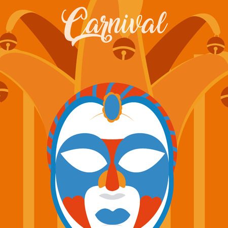 Mask carnival conceptのイラスト素材