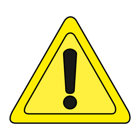 color danger caution emblem and warning symbol