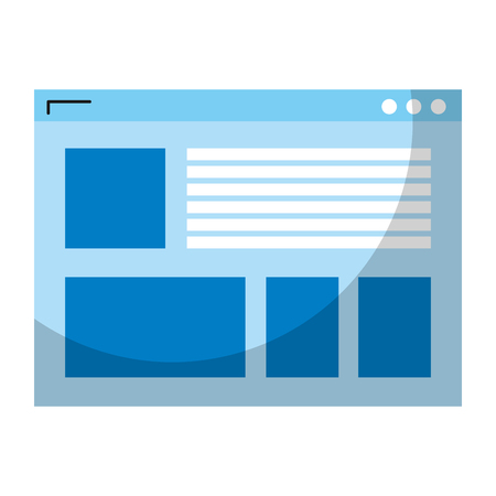 internet window web interface technologyのイラスト素材