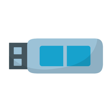 usb memory data documents technology vector illustrationのイラスト素材
