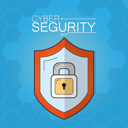 Cyber security conceptのイラスト素材