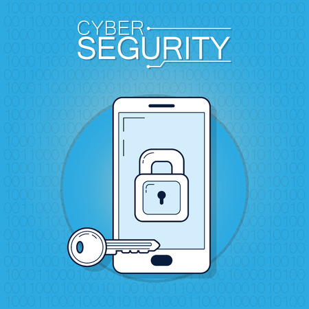 Cyber security conceptのイラスト素材