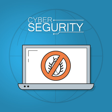 Cyber security technologyのイラスト素材