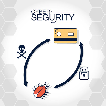Cyber security technologyのイラスト素材