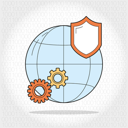 Cyber security technologyのイラスト素材