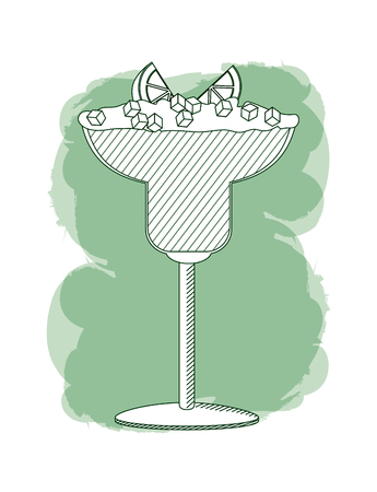 Cold and delicious cocktailのイラスト素材