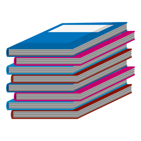 education books academic object study vector illustrationのイラスト素材