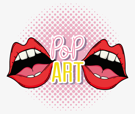 Pop art cartoonのイラスト素材