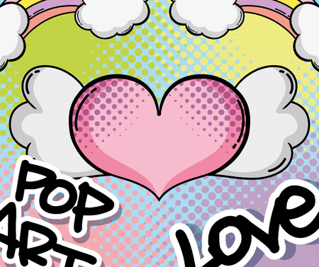 Pop art cartoonsのイラスト素材