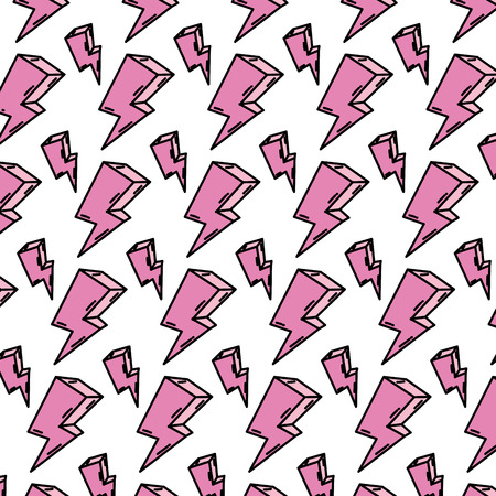 color cute thunder ray weather background vector illustrationの写真素材