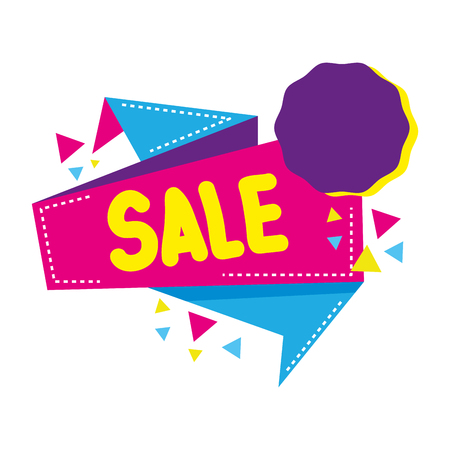 special store sale label style vector illustrationのイラスト素材