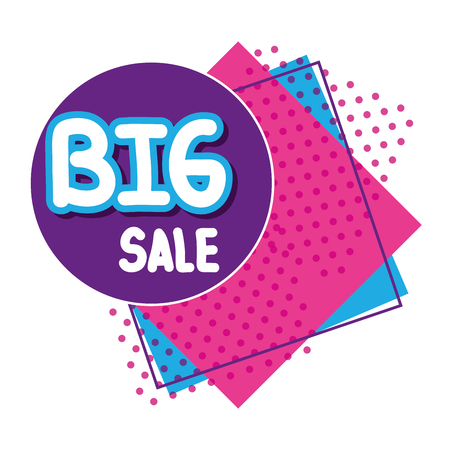 special sale label shop promo vector illustrationのイラスト素材