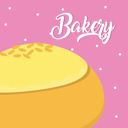 Donut Delicious and fresh bakery vector illustration graphic designのイラスト素材