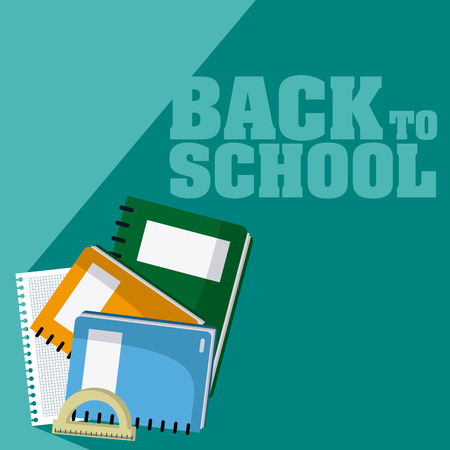 Back to school supplies and elements vector illustration graphic designのイラスト素材