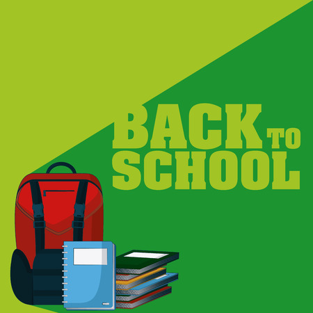 Back to school supplies and elements vector illustration graphic designのイラスト素材