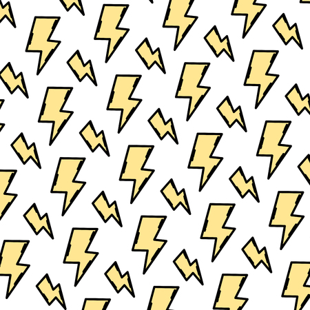 color hazard energy power caution background vector illustrationのイラスト素材