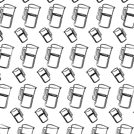grunge delicious juice in the crystal jar background vector illustrationのイラスト素材