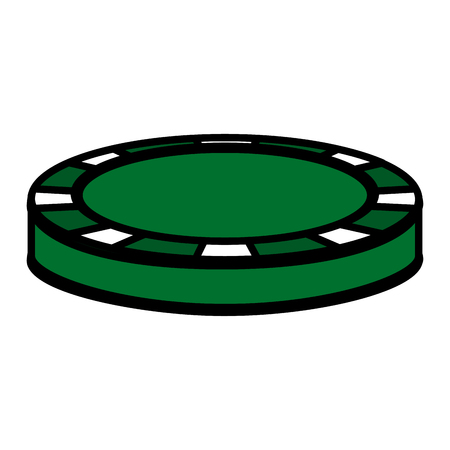 color casino wager lucky chance game vector illustrationのイラスト素材