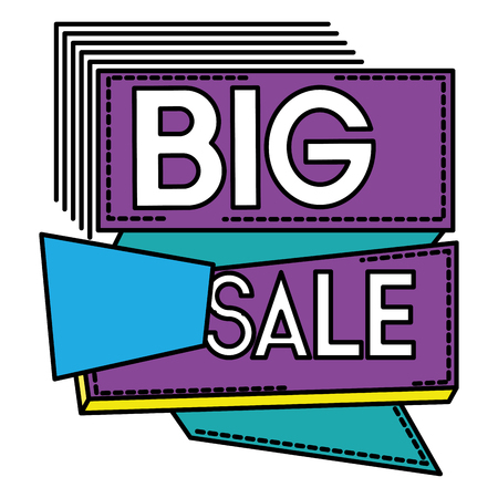 color big promotion sale offer discountのイラスト素材