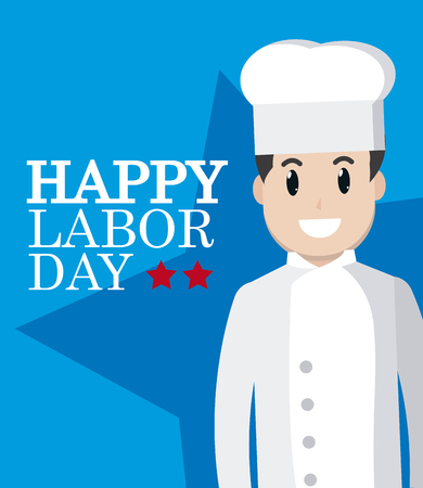Happy labor day cardのイラスト素材