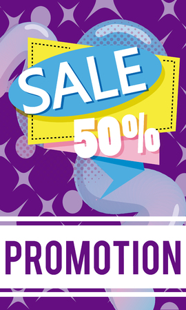 Big sale promotion template colorful fluid concept vector illustration graphic designのイラスト素材