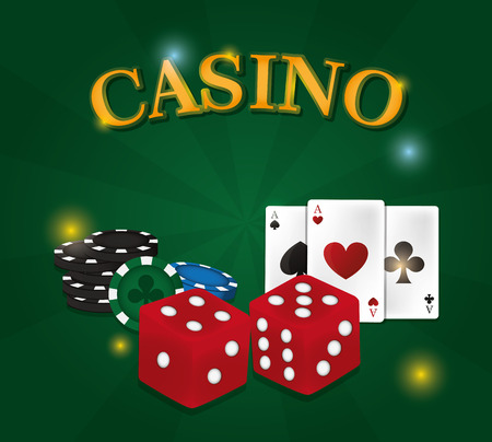 Poker game concept vector illustration graphic designのイラスト素材