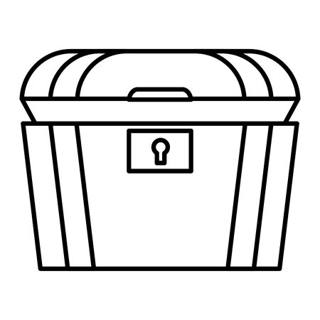 line chest mysterious treasure furniture objectの写真素材